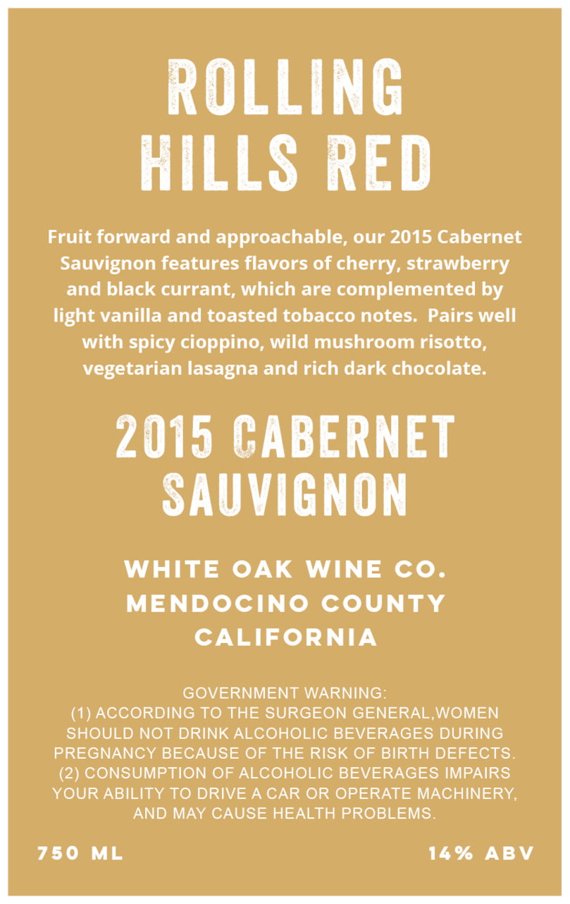 large wine text labels - deep gold - elements (set of 8)