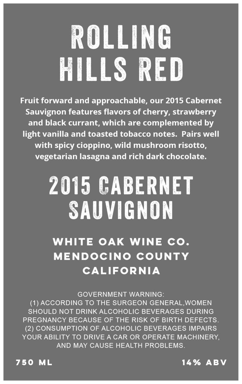 large wine text labels - shadow - elements (set of 8)