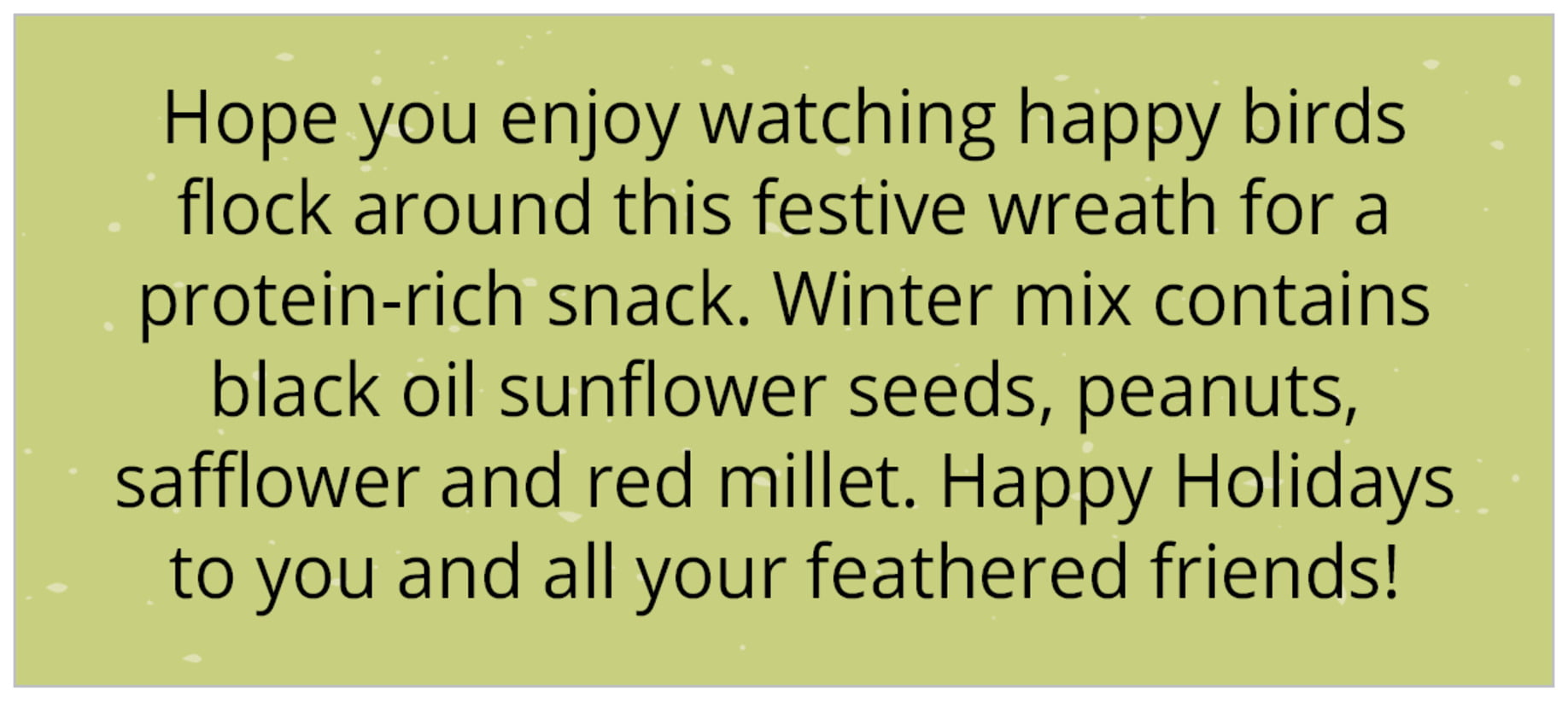 small rectangular custom text labels - green tea - merry birdies (set of 24)