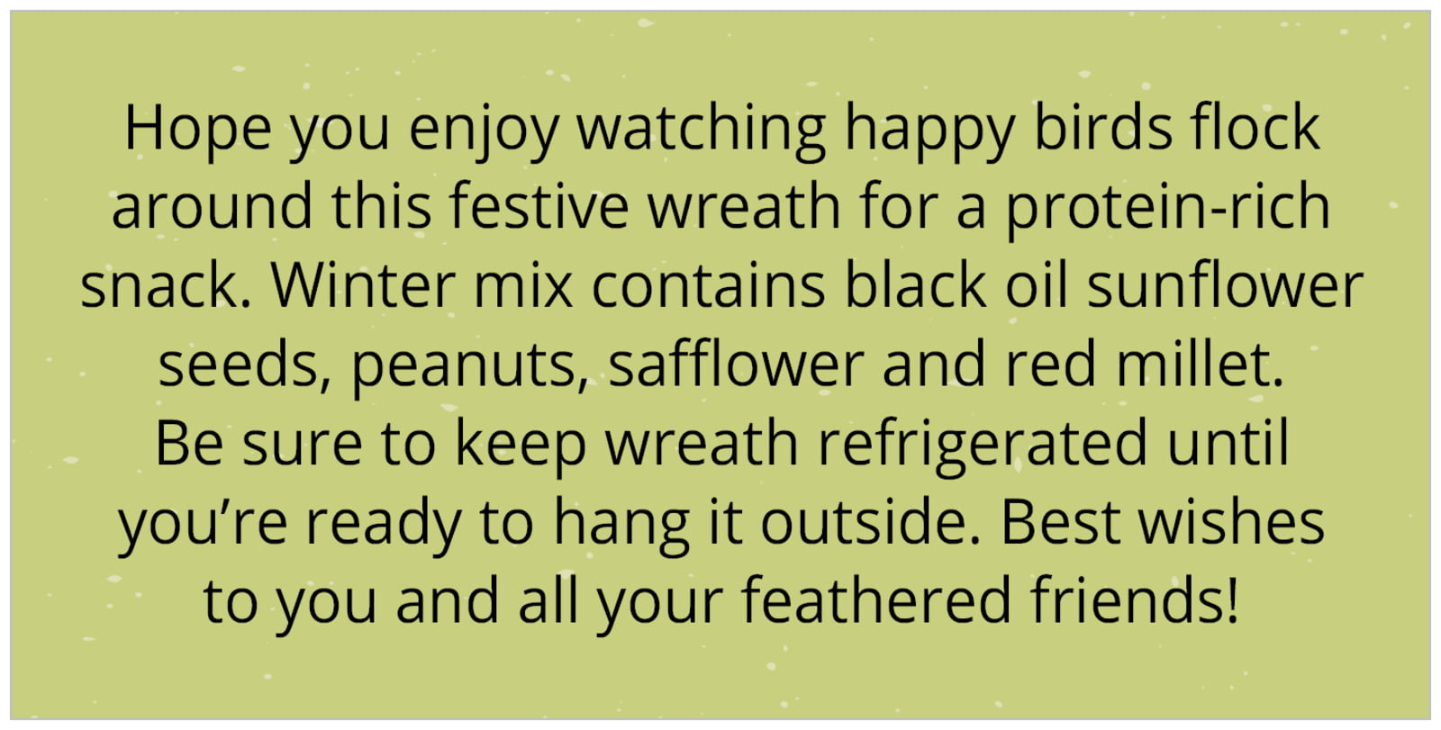 small rectangular custom text labels - green tea - merry birdies (set of 24)